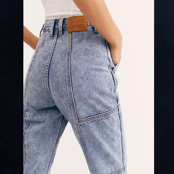 Levi's Denim - Levi’s Utility Acid Wash High Waisted Mom Jeans